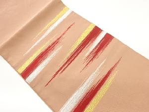 本綴れ変わり横段模様織出し名古屋帯